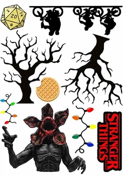 Вафельная съедобная картинка Очень странные дела. Stranger Things А4 (p2141)