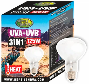 Лампа для тераріуму Reptile Nova UVA+UVB-125W