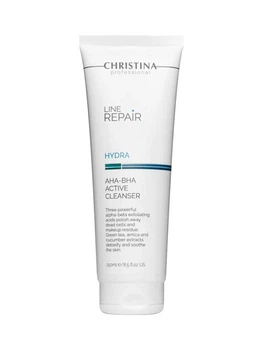 Очищающий гель с AHA-BHA кислотами Line Repair Hydra Christina 250 мл