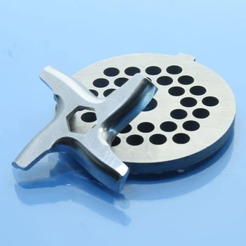 Нож и решетка мясорубки Delfa DMG-1013BR DMG-1230 DMG-1330 DMG-1530R котлетная 5мм