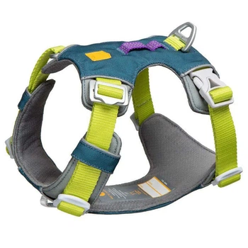 Woolly Wolf Alpha 360 Harness Deep Teal - Шлейка анатомическая со светоотражателями для собак маленьких, средних и крупных пород S / 33-49х43-56 см (6430072388982)