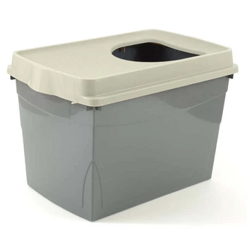 Закрытый туалет для котов с верхним входом Petmax Cat Toilet Jump 58х39х38,5 см (3838851380791)
