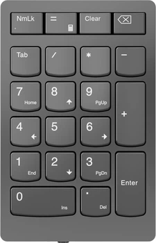 Klawiatura bezprzewodowa Lenovo Go Numeric Keypad Wireless Storm Grey (4Y41C33791)