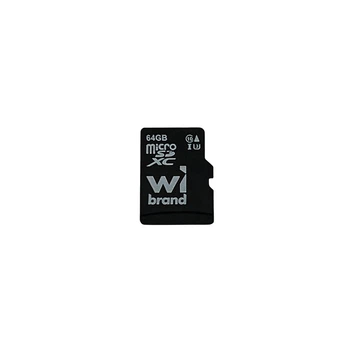 Карта пам'яті microSDXC Wibrand 64 ГБ Class 10 UHS-I U3 V10 до 80 МБ/с
