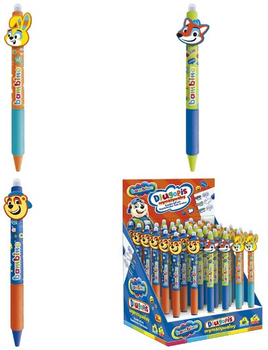 Набір стираючих ручок ST-Majewski Звірі Учні Автоматичні Сині 36 шт (ZES5903235651441)