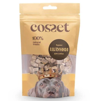 Cosset - Беззерновые сублимированные лакомства куриные желудки для собак 30 г (4820296640034)