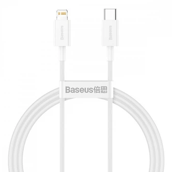 Кабель Baseus Superior Series Fast Charging Type-C to Lightning PD 20W (1m) white