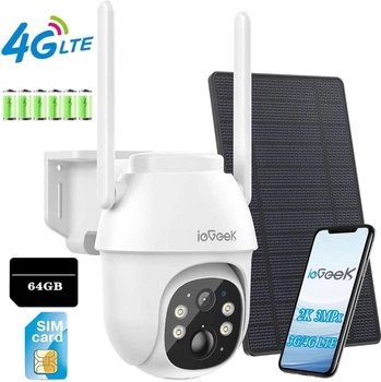 IP-камера відеоспостереження Iegeek TZ-SG330EU 4G SIM 2K 64 GB