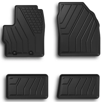 Килимки в салон Toyota Yaris Cross з 2020, 4шт, Amal Plast, гумові, чорні