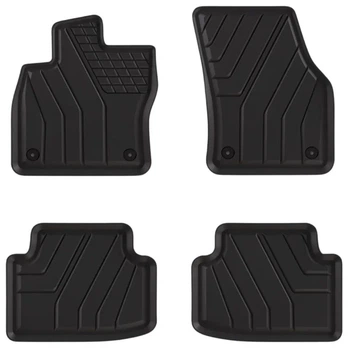 Коврики в салон Seat Ateca з 2016, 4шт, Amal Plast, резиновые, черные