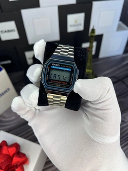 Часы Casio A168WA-1YES. мужской серебристый
