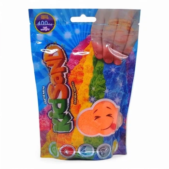 Кінетичний пісок "KidSand" помаранчевий, в пакеті, 400 г Dankotoys (59173)