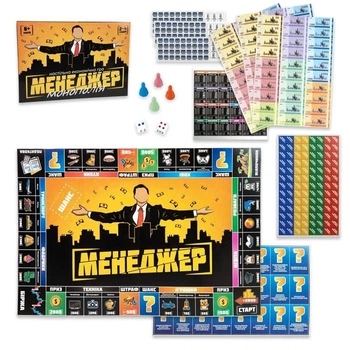 Настільна економічна гра "Менеджер" (укр) Strateg (212649)