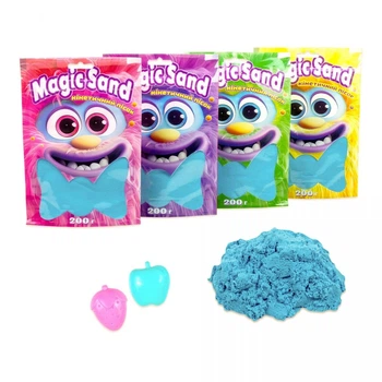 Кінетичний пісок "Magic Sand", 200 г (блакитний) Strateg (253933)