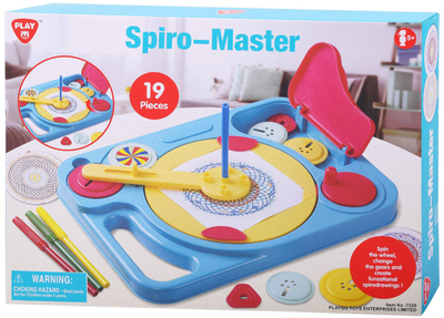 Zestaw kreatywny do rysowania PlayGo Spirograf Master 19 elementów (4892401073204)