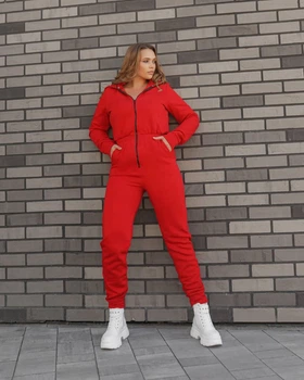 Комбинезон флисовый Come See And Buy Зима 50-52 Красный