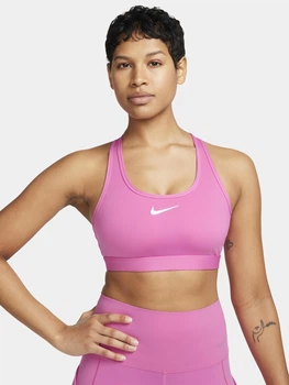 Спортивный топ для фитнеса женский Nike Futura Bra FB4080-675 XS Розовый/Белый (0196976628147)