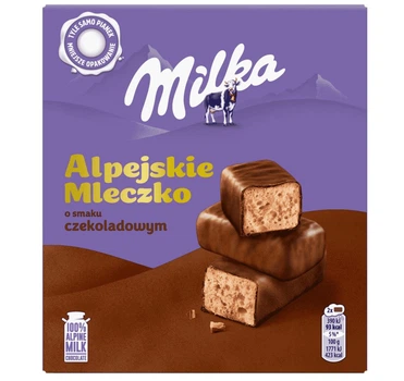 Конфеты птичье молоко Milka Alpine Milk Chocolate 330г
