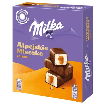 Конфеты птичье молоко Milka Alpine Milk Caramel 330г