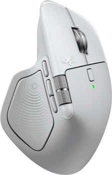 Миша Logitech MX Master 4 for Mac Performance Wireless/Bluetooth White/Silver (910-007576)