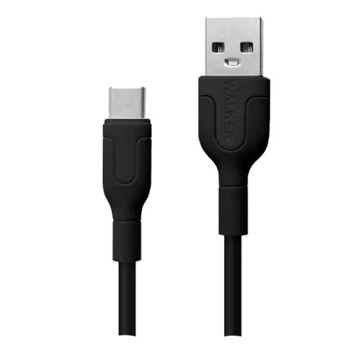 USB кабель Walker C350, Type-C, 1.0 м., Черный - 324405