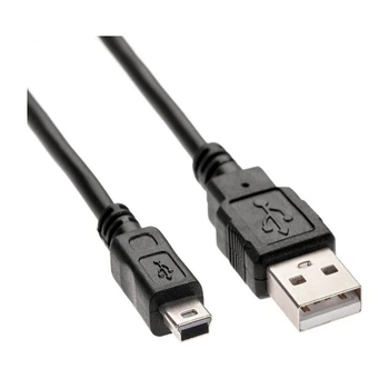 USB кабель, MiniUSB, 1.0 м., Черный - 251405