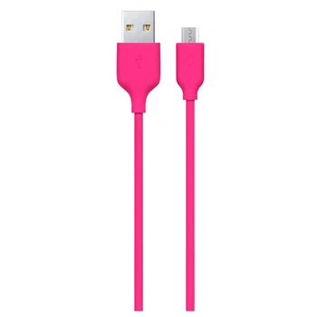 USB кабель Ttec 2DK7530P, MicroUSB, 1.2 м., Розовый - 351907