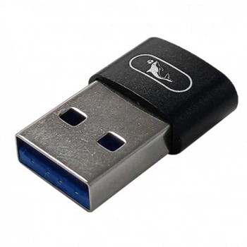 OTG адаптер SkyDolphin OT08, Type-C, MicroUSB, Черный - 344862