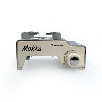 横取り防止1台　MOKA Портативна газова плитка Basecamp Camping Stove Mokka Bone White