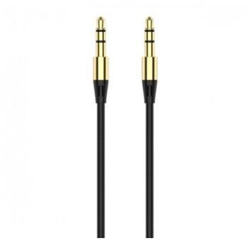 AUX кабель SkyDolphin SR07, 1.0 м., 3.5 мм., Черный - 270794