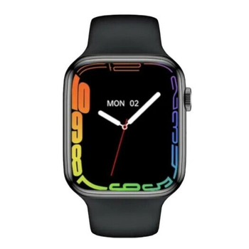 Фітнес смарт-годинник 200 мАг Bluetooth Smart Watch GS7 MINI 320x380 41 мм, з тонометром та пульсометром, чорні