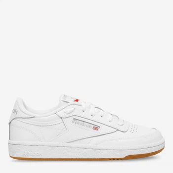 Жіночі кеди шкіряні низькі Reebok Club C 85 100000016 5905588464723 37 24.2 см Білі (5905588464815)