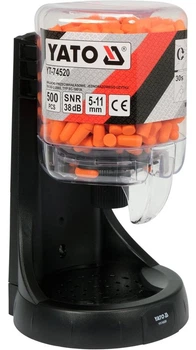 Dozownik z zatyczkami do uszu Yato YT-74520 snr 38 250 par (5906083090813)