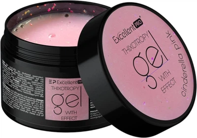 Гель для нарощування нігтів Excellent Pro Thixotropy Cinderella Pink 50 г (5903900440615)