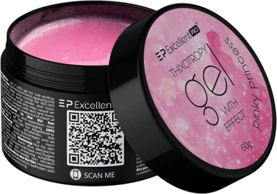 Żel budujący do paznokci Excellent Pro Thixotropy Pinky Princess 50 g (5903900444699)