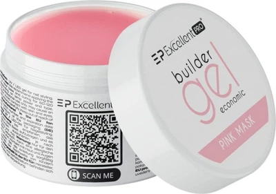 Żel budujący do paznokci Excellent Pro Economic Pink Mask 50 g (5903900427692)