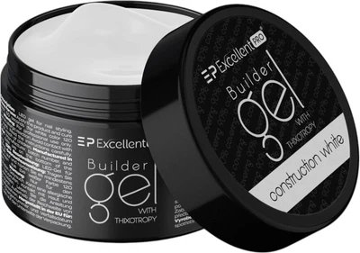 Żel budujący do paznokci Excellent Pro Thixotropy Construction White 50 g (5903900440905)
