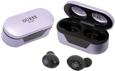 Навушники Guess Bluetooth 5.0 Wireless + Doc Station Purple (3666339111465)