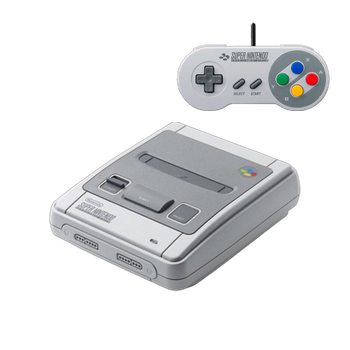 Набор Консоль Nintendo SNES Classic Mini CLV-301 Europe Light Grey + 21 Встроенная Игра Б/У + Геймпад Проводной