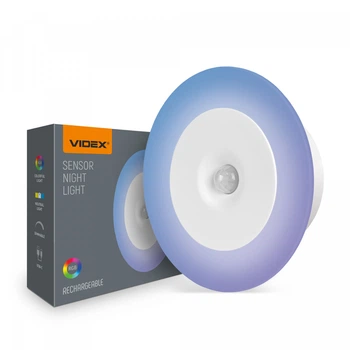 LED Светильник аккумуляторный с датчиком движения VIDEX VL-NL114W-G