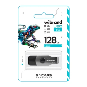 USB флеш-накопичувач 3.2 Wibrand 128gb Lizard Gen1