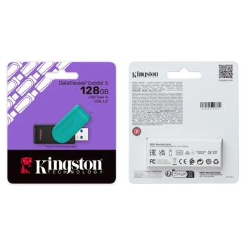 USB флеш-накопичувач 3.2 Kingston DT Exodia S 128GB