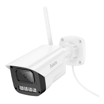 Смарт Камера Уличная Hoco D4 HD Wireless (EU) Белый