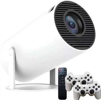 Игровой проектор-консоль с джойстиками HY300 PRO, смарт проектор для видеоигр, домашний кинотеатр