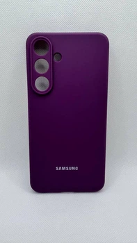 Чехол Silicone Full Cover для Samsung Galaxy S25 FE Фиолетовый Баклажан
