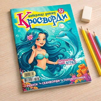 Лучшие Детские Кроссворды 52 стр. №3/2025