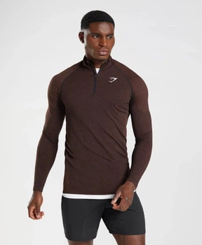 Рашгард мужской Gymshark 194732 M Бордо (2200005143759)