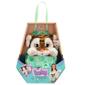 Интерактивная игрушка Baby Paws текстильная 22х19х22 см Тигренок (698761)
