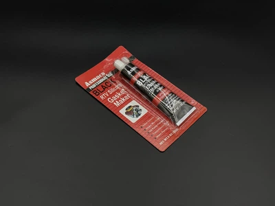 Чорний силіконовий герметик-прокладка Asmaco Professional RTV Silicone Gasket Maker. 85 грам