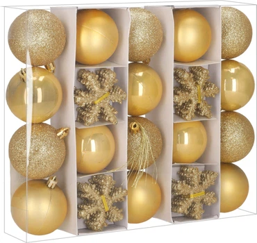 Zestaw bombek choinkowych Springos CA1521 6/7 cm 40 szt (5908455303125)